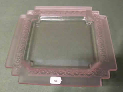 Rene Lalique Square Plate Paquerettes-2