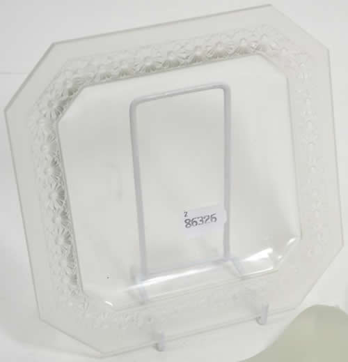 Rene Lalique Square Plate Paquerettes