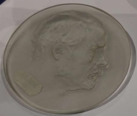 Rene Lalique Medallion Pasteur