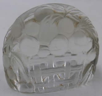 Rene Lalique Menu Card Holder Peches