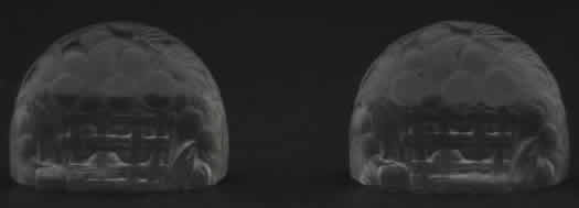 Rene Lalique Menu Holder Peches