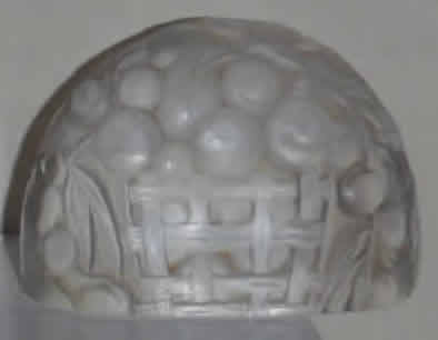 Rene Lalique Peches Menu Holder