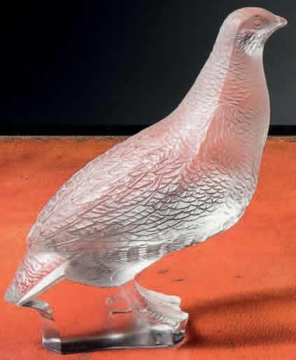 Rene Lalique Decoration Perdrix Debout