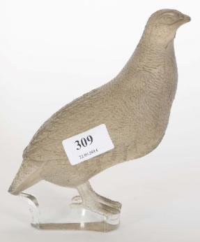 Rene Lalique Decoration Perdrix Debout 