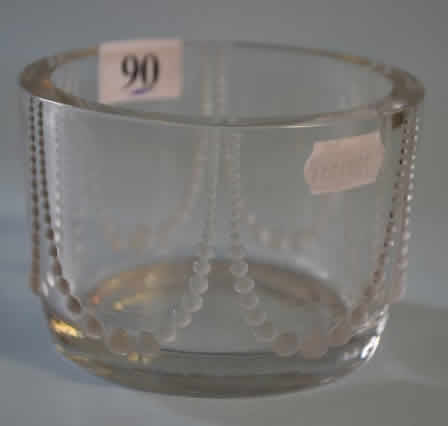 Rene Lalique Box Bottom Perles