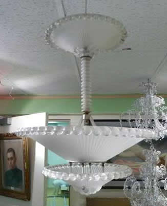 Rene Lalique Perles Chandelier