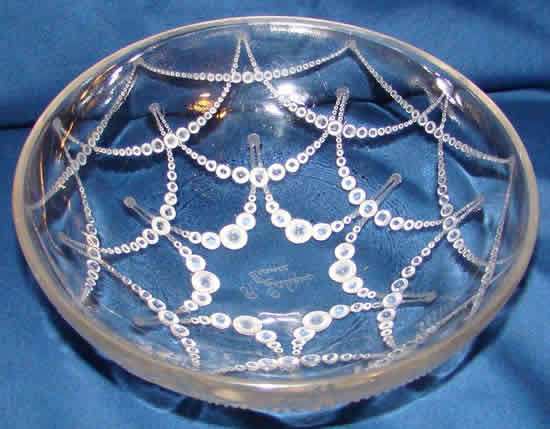 Rene Lalique Sponge Bowl Perles