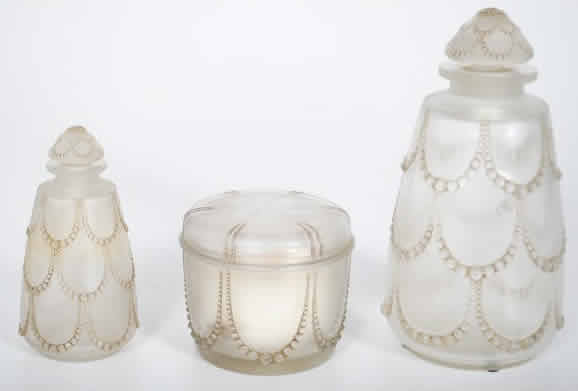 Rene Lalique Vanity Set Perles