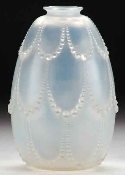 Rene Lalique Vase Perles