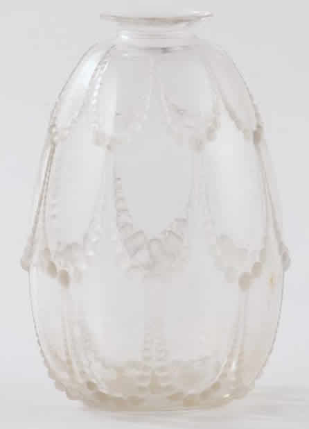 Rene Lalique Vase Perles