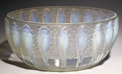 Rene Lalique Bowl Perruches