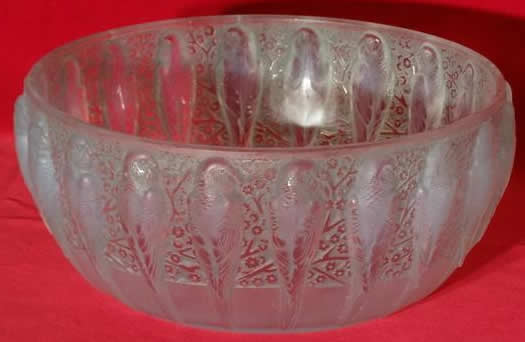 Rene Lalique Bowl Perruches