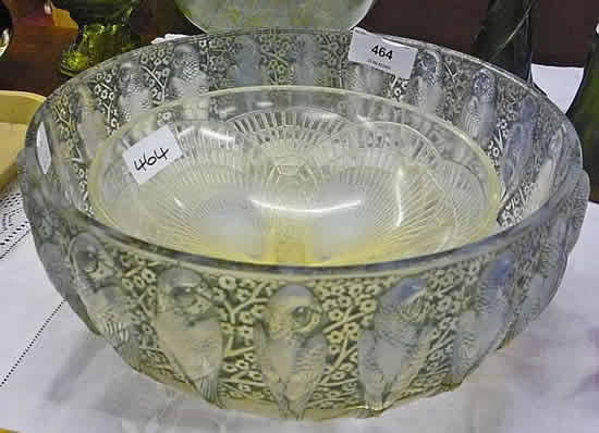 Rene Lalique Bowl Perruches