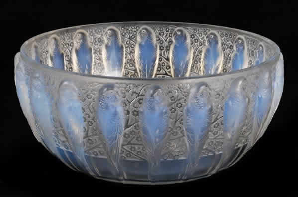 Rene Lalique Bowl Perruches
