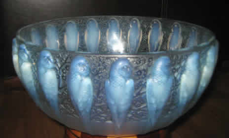 Rene Lalique Bowl Perruches