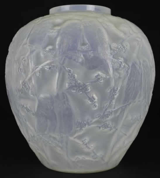 Rene Lalique Vase Perruches