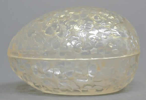 Rene Lalique Trinket Box Pervenches