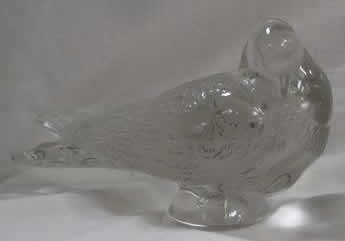 Rene Lalique Decoration Pigeon Gand