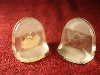 Rene Lalique Menu Holder Pinsons