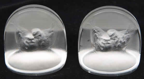 Rene Lalique Porte-Menu Pinsons