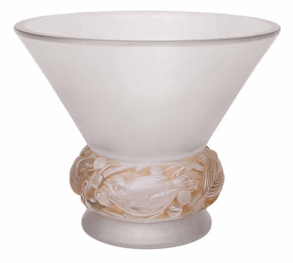 Rene Lalique Vase Pinsons
