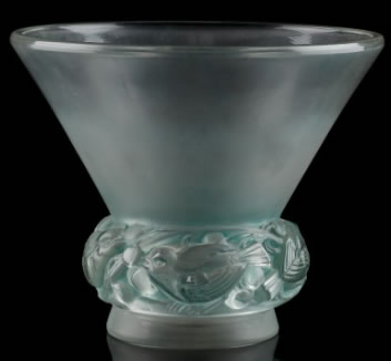 Rene Lalique Vase Pinsons