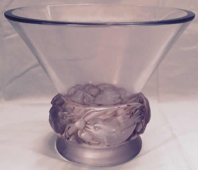 Rene Lalique Vase Pinsons
