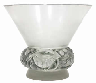 Rene Lalique Vase Pinsons