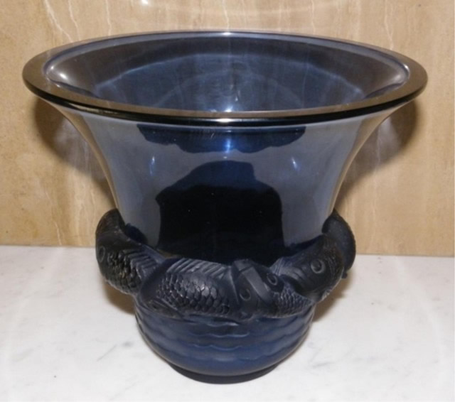 Rene Lalique Vase Piriac
