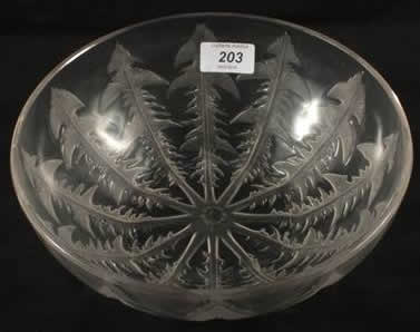 Rene Lalique Bowl Pissenlit