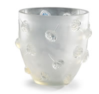 Rene Lalique Vase Pivoines