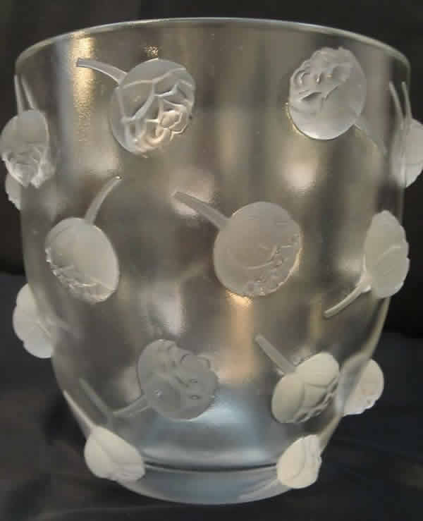 Rene Lalique Vase Pivoines