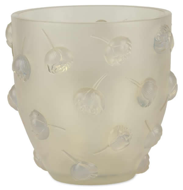 Rene Lalique Vase Pivoines