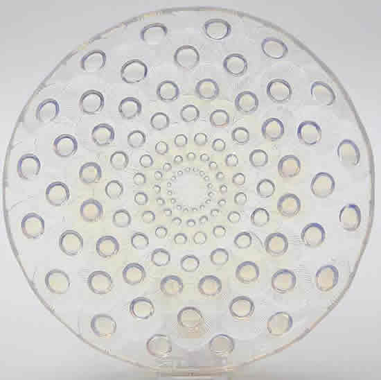 Rene Lalique Assiette Plumes De Paon