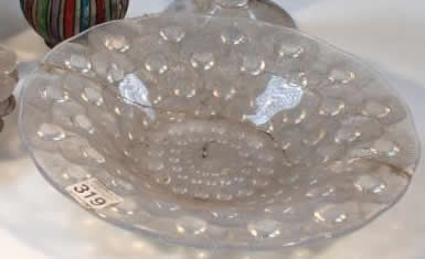 Rene Lalique Coupe Ouverte Plumes De Paon