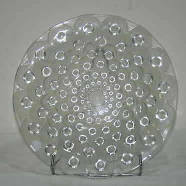 Rene Lalique Plumes De Paon Plate