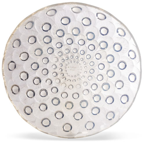 Rene Lalique Plate Plumes De Paon