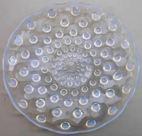 Rene Lalique Plate Plumes De Paon