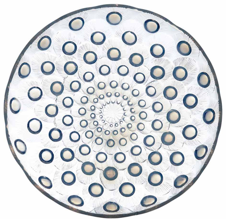 Rene Lalique Shallow Bowl Plumes De Paon