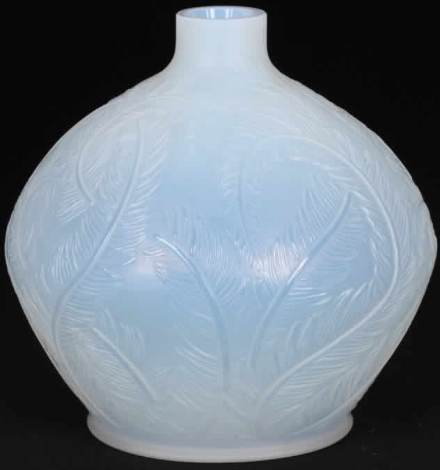 Rene Lalique Vase Plumes