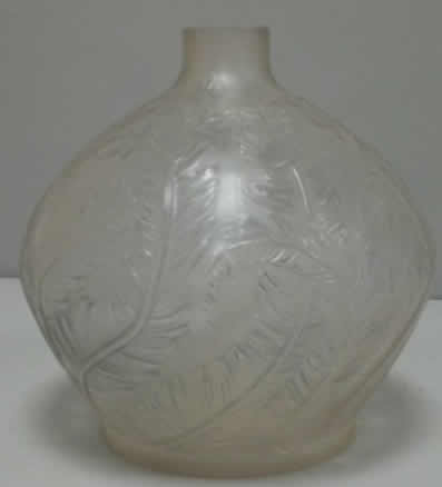 Rene Lalique Vase Plumes