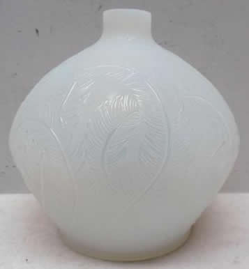Rene Lalique Vase Plumes