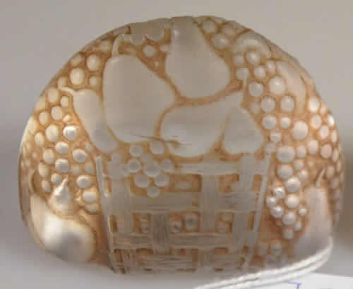 Rene Lalique Menu Holder Poires