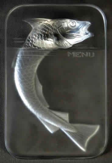 Rene Lalique Menu Poisson