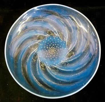 Rene Lalique Bowl Poissons