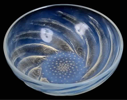 Rene Lalique Bowl Poissons