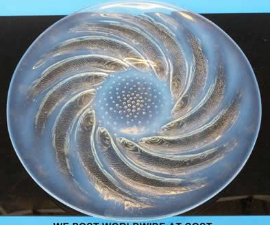 Rene Lalique Dish Poissons