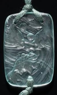 Rene Lalique Poissons-2 Pendant