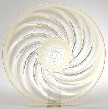 Rene Lalique Plate Poissons