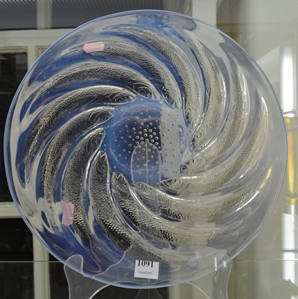 Rene Lalique Plate Poissons
